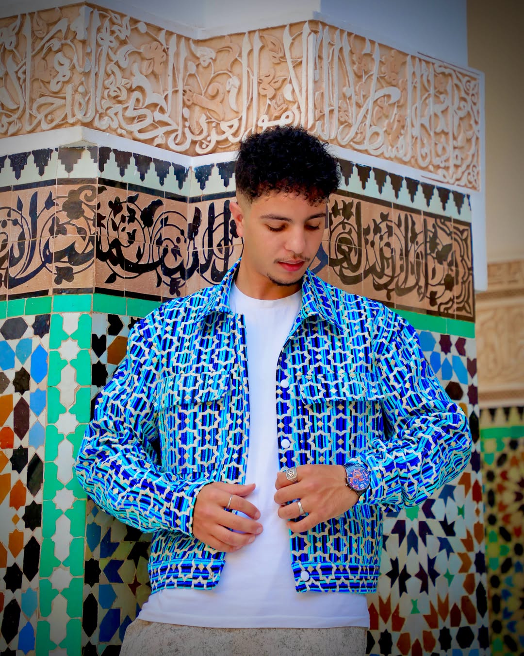 Blue Tile Jacket Signature